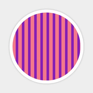 Abidemi | Pink and Violet Stripes Pattern Magnet